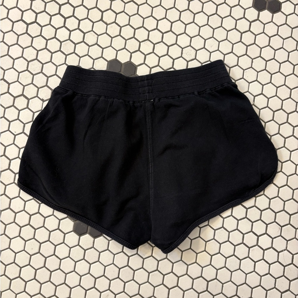 Free People Movement Get Set Shorts Black Cotton Size Small Athleisure Lounge - Picture 8 of 9